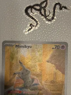 NM Mimikyu Pokemon Center 075 ETB Promo Paldean Fates Unsealed - Image 3