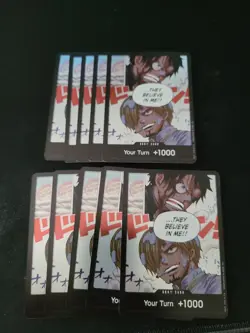 10x Luffy And Sanji Don Card OP11 Holo Foil One Piece TCG Card Game NM - Image 1