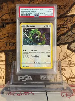 Rayquaza SWSH029 SWSH: Sword & Shield Promo Cards Holo PSA 10 - Image 1