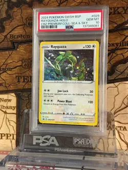 Rayquaza SWSH029 SWSH: Sword & Shield Promo Cards Holo PSA 10 - Image 2