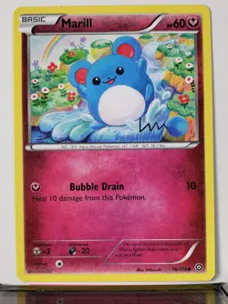 Marill 76/114 - LP - XY Steam Siege Pokemon Card $2 Combined Ship - Shibuzoh Art - Image 1