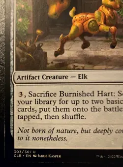 Burnished Hart 303/361 Uncommon Battle For Baldur's Gate Magic The Gathering - Image 4