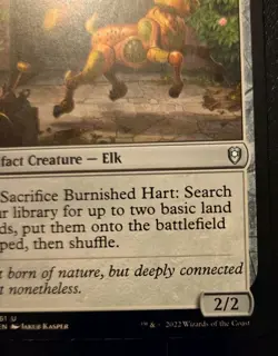 Burnished Hart 303/361 Uncommon Battle For Baldur's Gate Magic The Gathering - Image 5