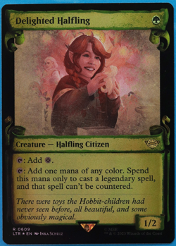 Delighted Halfling (Scroll Showcase 609) FOIL The Lord of the Rings MINT 503546 - Image 1