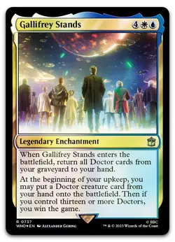 Gallifrey Stands (Surge Foil) #737 (NM) Doctor Who WHO Magic MTG - Image 1