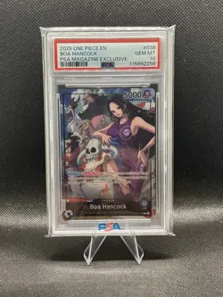 Boa Hancock (2025 PSA Magazine Promo) OP07-038 One Piece Promotion Cards PSA 10 - Image 1