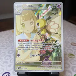 Pokemon TCG Lillie's Ribombee 164/159 IR Journey Together - Image 1