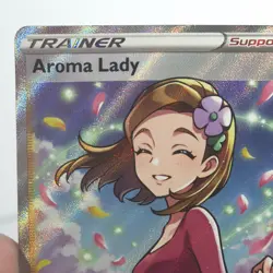 Pokemon TCG Aroma Lady Evolving Skies 199/203 Holo Ultra Rare READ DESCRIPTION - Image 4