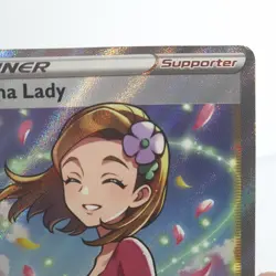 Pokemon TCG Aroma Lady Evolving Skies 199/203 Holo Ultra Rare READ DESCRIPTION - Image 5