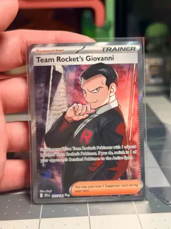 Pokemon TCG - Team Rocket's Giovanni 225/182 Destined Rivals - NEAR MINT - Image 1