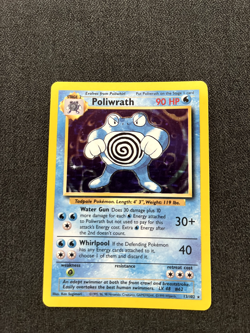 Pokemon TCG Poliwrath 013/102 Base Set Holo Lightly Played - Image 1