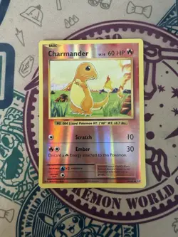 Charmander XY - Evolutions 9/108 Common Reverse Holo Pokemon - Image 3