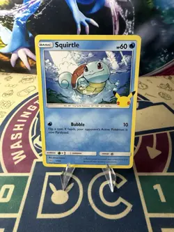 Pokemon Squirtle 17/25 Anniversary Mcdonalds 25th Promo 2021 - Image 1
