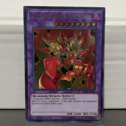 1ST EDITION ELEMENTAL HERO NOVA MASTER 1996 BLLR-EN056 YUGIOH CARD (LP/MP) - Image 1