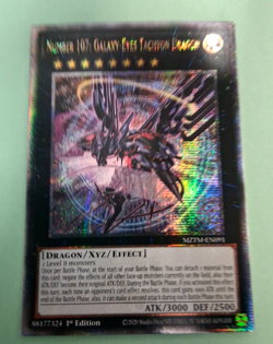 Yugioh Number 107: Galaxy-Eyes Tachyon Dragon New NMint QCR Fast Ship - Image 1