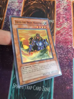 Yu-Gi-Oh! Freed the Brave Warrior IOC-014 Super Rare Unlimited Near Mint - Image 2