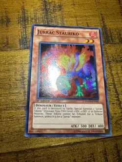 Jurrac Stauriko HA03-EN041 1st Edition Super Rare PL + BONUS - Image 1