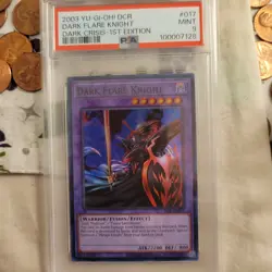 2003 YU-GI-OH! DCR-DARK CRISIS #017 DARK FLARE Kni CRISIS PSA 9 PSA error - Image 1