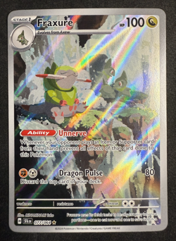 Fraxure Illustration Rare Shrouded Fable 077/064 Pokemon Card TCG NM - Image 1