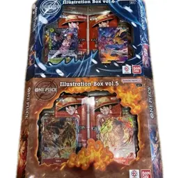 One Piece Card Game Illustration Box vol.5 & vol.6 New & Sealed - Image 1