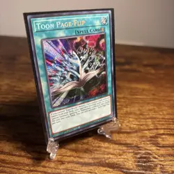 Yu-Gi-Oh! Toon Page-Flip BLCR-EN068 Secret Rare 1st NM - exact card pictured - Image 2