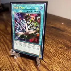 Yu-Gi-Oh! Toon Page-Flip BLCR-EN068 Secret Rare 1st NM - exact card pictured - Image 3