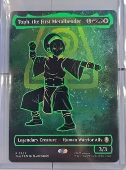 MTG Avatar The Last Airbender Toph The First Metal Bendor Neon Ink Foil Chase NM - Image 1
