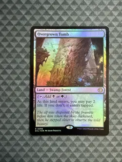 MTG Overgrown Tomb #0266 Foil Rare Lorwyn Eclipsed (ECL) - Image 1