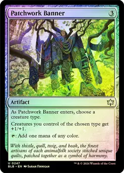 MTG Patchwork Banner | Bloomburrow Foil NM - Image 1