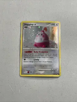 Pokemon TCG 2008 Trading Card -- Pop Series 8 Happiny 14/17 Holo Foil - Image 1