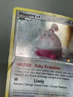 Pokemon TCG 2008 Trading Card -- Pop Series 8 Happiny 14/17 Holo Foil - Image 2