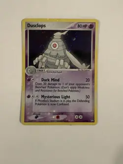 Pokemon TCG Dusclops 14/108 Power Keepers Holo Rare Vintage - DOUBLE SWIRL BLEED - Image 1