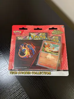 Pokemon Ascended Heroes Tech Sticker Collection Charmander New Sealed IN-HAND - Image 1
