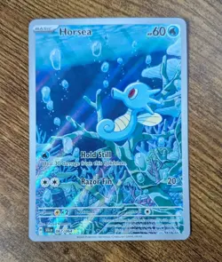 Pokemon TCG - Horsea 067/064 - Sv: Shrouded Fable Illustration Rare - NEAR MINT - Image 1