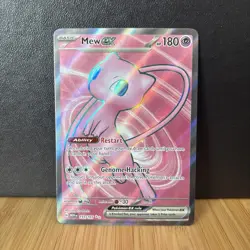 Pokemon TCG 2023 Mew EX 193/165 Pokemon 151 Full Art Ultra Rare Mint Condition - Image 1