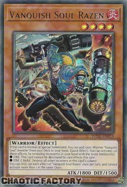 YUGIOH WISU-EN016 Vanquish Soul Razen Ultra Rare 1st Edition NM - Image 1