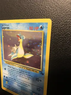 Lapras 10/62 Fossil Holo Rare Pokemon Card Mint/NM Condition TCG Wotc - Image 4