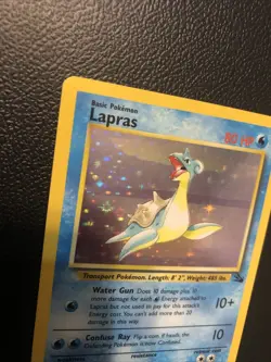 Lapras 10/62 Fossil Holo Rare Pokemon Card Mint/NM Condition TCG Wotc - Image 5