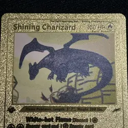 Shining Charizard 107/105 Gold Card Pokemon Card 1st Edition mint con - Image 2