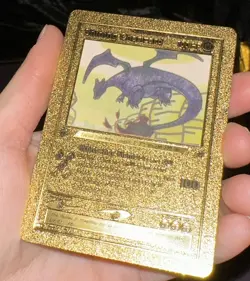 Shining Charizard 107/105 Gold Foil Fan Art Pokemon Card - Image 1