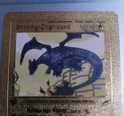 Shining Charizard 107/105 Gold Card Pokemon Card 1st Edition - Image 3
