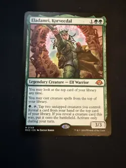 ELADAMRI, KORVECDAL mtg NM-M Modern Horizons 3 Mythic - Image 1