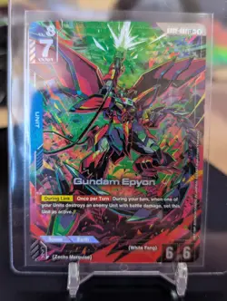 Gundam Card Game GD02 Dual Impact GD02-002 LR+ Gundam Epyon - Image 1