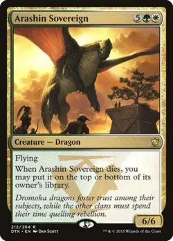 Arashin Sovereign Lightly Played Dragons of Tarkir - Image 1