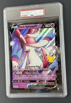 PSA 10 *JUMBO* Dark Sylveon V 2021 Pokemon SWSH #134 Celebrations Collection BSP - Image 2