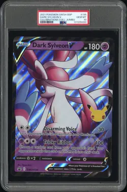 PSA 10 *JUMBO* Dark Sylveon V 2021 Pokemon SWSH #134 Celebrations Collection BSP - Image 4