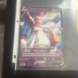2019-2023 Pokemon SWSH Black Star Promos Dark Sylveon V Jumbo #SWSH134 - Image 1