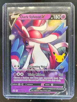 2019-2023 Pokemon SWSH Black Star Promos Dark Sylveon V Jumbo #SWSH134 - Image 1