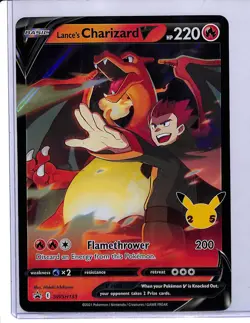 2021 Pokemon SWSH Lance's Charizard V Oversized Jumbo Promo #SWSH133 - Image 1