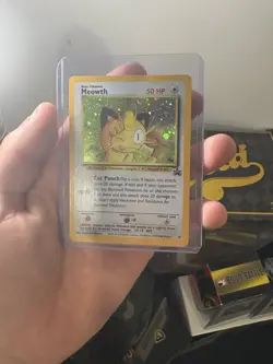 Pokemon TCG Meowth Black Star Promos Holo Card Wizards Black Star Promos 10 - Image 3